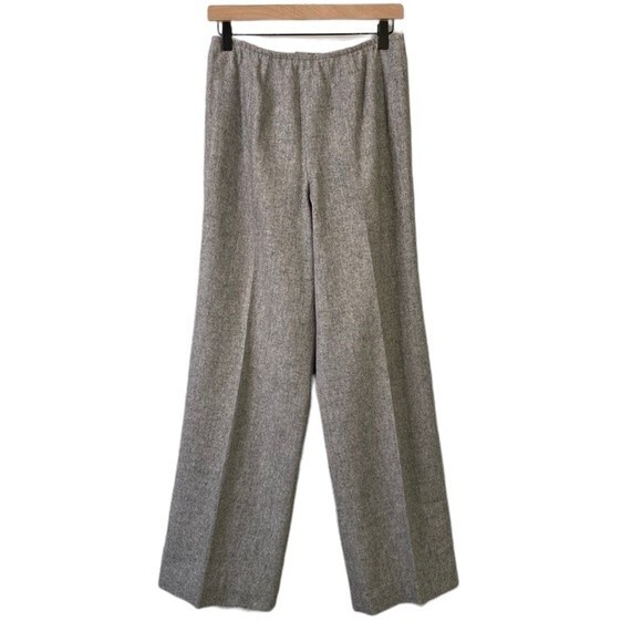 Vintage Pendleton Pure Virgin Wool Pants Slacks Trousers Wide Leg Lined Elastic - Picture 2 of 14